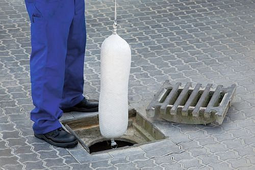 DENSORB olieskimmer met geïntegreerd trekkoord, 20 cm Ø, VE: 10 stuks, 128-556