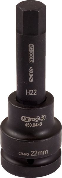 KS Tools Slag-bitdop 1", binnenzeskant, lang, 30 mm, 450.0496