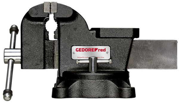 GEDORE rode bankschroef, bekbreedte 150 mm, met draaischijf, 14 kg, 3301738