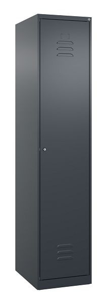 C+P luierkluis Classic PLUS met middenwand, 1850x400x500mm, 7016/7016, cilinderslot, 080000-12F S10008