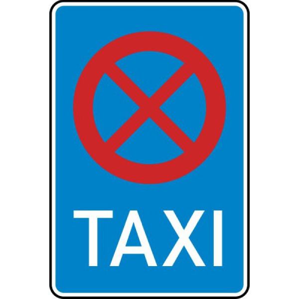 Steen HGS taxistandplaats nr. 229, 630x420mm /RA1/platte vorm 3mm, 229-113