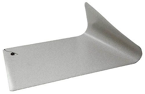 Bedrunka + Hirth tafelbekleding platina grijs, 610 x 900 mm, afmetingen in mm (BxDxH): 1220 x 610 x 2, E07.24.03
