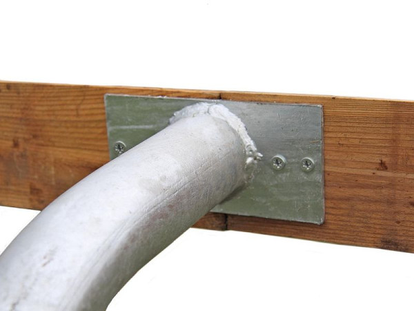 Growi ovale baanpaal, totale lengte ca. 1800 mm, buis 60,3 mm diameter, 10025700