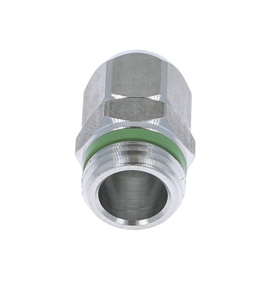 timmer A-GEk-10/8-3/8-VA, rechte schroefverbinding, met wartelmoer, VE: 10 stuks, 01010046