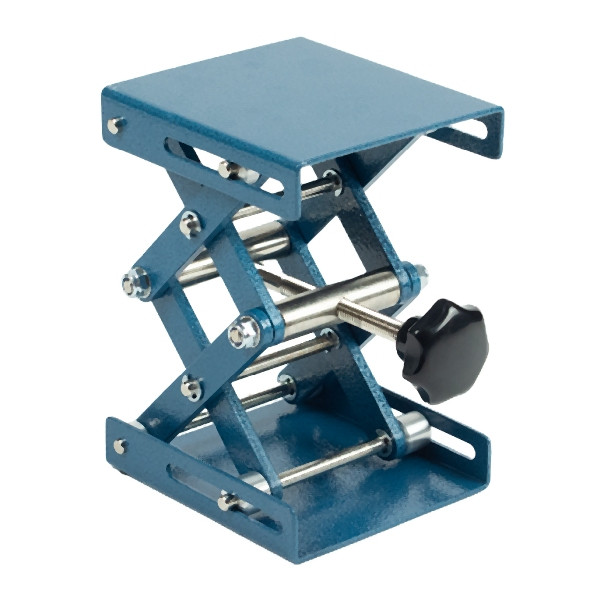 JUCHHEIM Mini-Laborhebebühne mechanisch, 100 x 110 mm, pulverbeschichtet, 02280