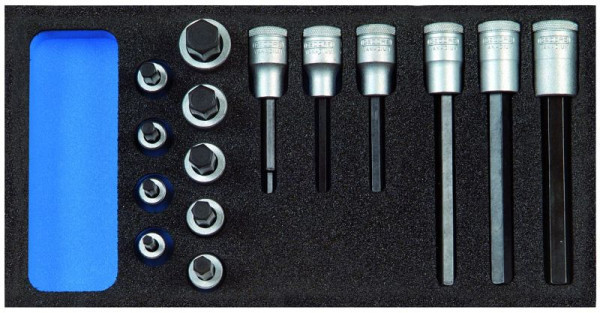 GEDORE CT-inzet met assortiment, set schroevendraaierbits 1/2'', CT, 2308932