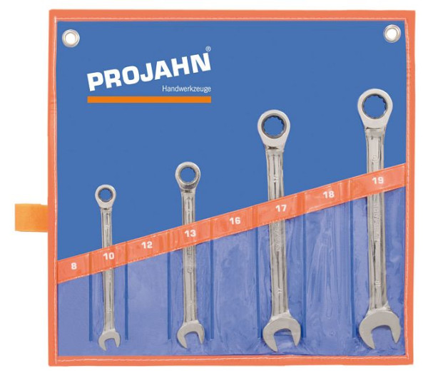 Projahn GearTech sleutelset, rolkoffer 4 stuks, 3498