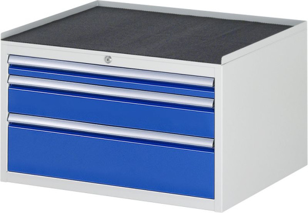 RAU ladekast serie 7000, B770xD650xH465mm, laden: 1xH60, 1xH120, 1xH180mm, metalen steun, 03-XL2.1A-MT.11