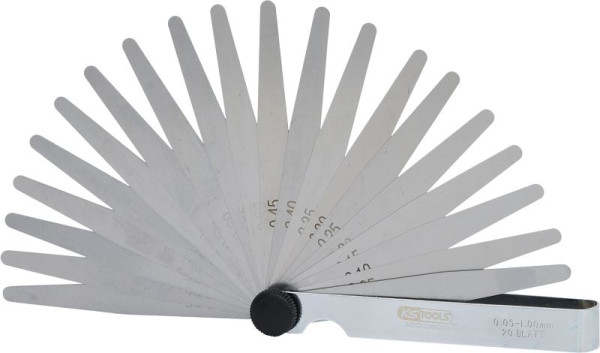 KS Tools voelermaat, 20 vellen, 0,05-1mm, 300.0600