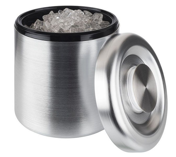 APS ijsbox, Ø 18,5 cm, hoogte: 20 cm, 5 liter, geanodiseerd aluminium, binnencontainer van PS, 36033