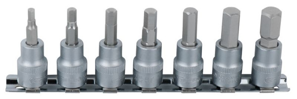 KS Tools bitdoppenset 1/4", binnenzeskant, 7-delig2, 5-8 mm, 911.1544
