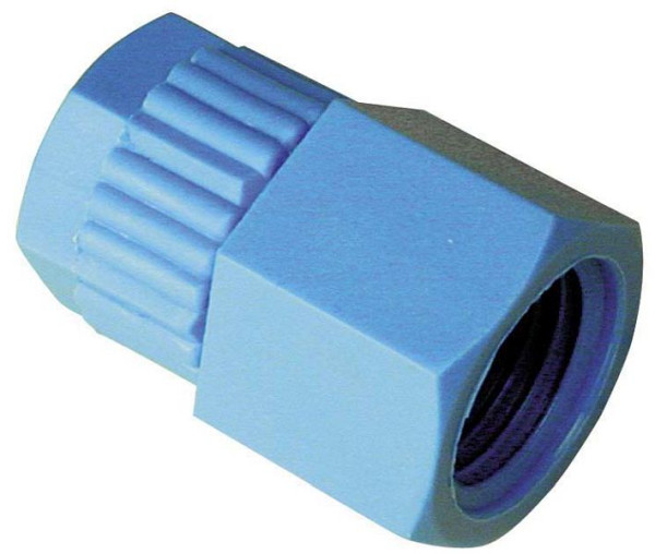 timmer A-GA-6/4-1/8-PP, rechte schroefverbinding van polypropyleen, VE: 10 stuks, 01060500