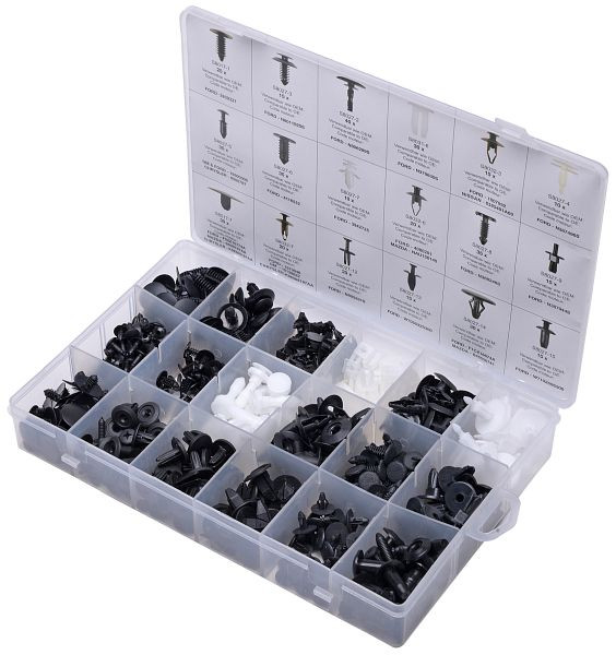 SW-Stahl bevestigingsclip assortiment, Ford, 415 stuks, S8027