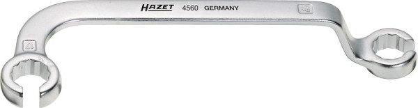 Hazet injectieleidingsleutel, uitwendig dubbel zeskantprofiel, 17 x 17 mm, 4560