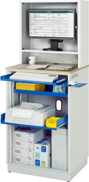 RAU computerstation adlatus, stationair, 720x1810x660 mm, 07-2015.11