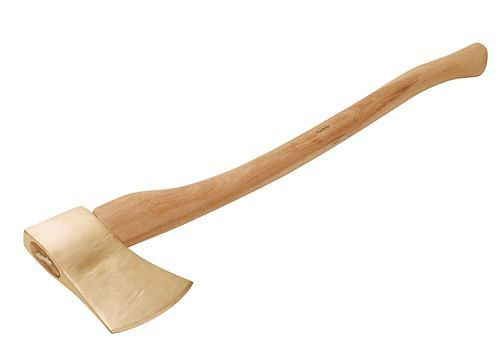 DENIOS bijl, lengte 900 mm, 2200 g, speciaal brons, vonkvrij, voor Ex-zones, 262-918