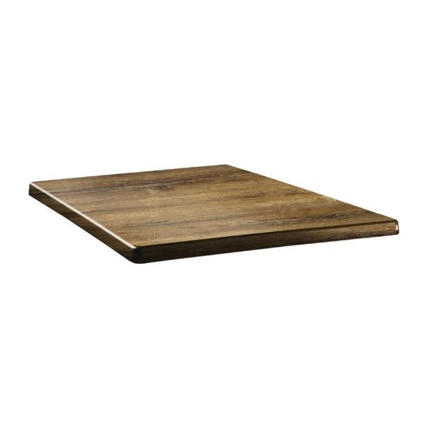 Topalit Classic Line vierkant tafelblad Atacama kersenhout 70cm, DR931