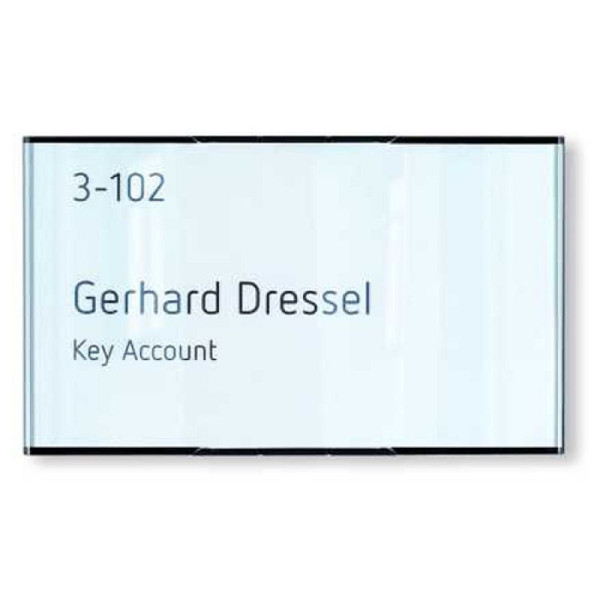Stenen HGS deurbord -MessengerX-, 157 x 93 mm, mo2050