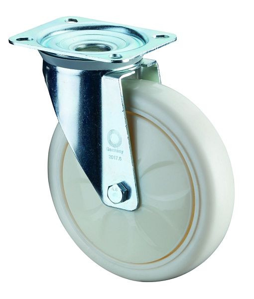 BS-rollen transportrol, wielbreedte 50 mm, wiel-Ø 200 mm, draagvermogen 300 kg, loopvlak/wiellichaam kunststof, kogellagers, L400.B15.201