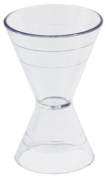 Contacto bar dubbele maat 2/4 cl in polycarbonaat, 2086/024