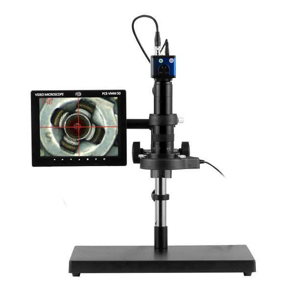 PCE Instruments microscoop, 4,5x optische zoom, afneembaar display, PCE-VMM 50