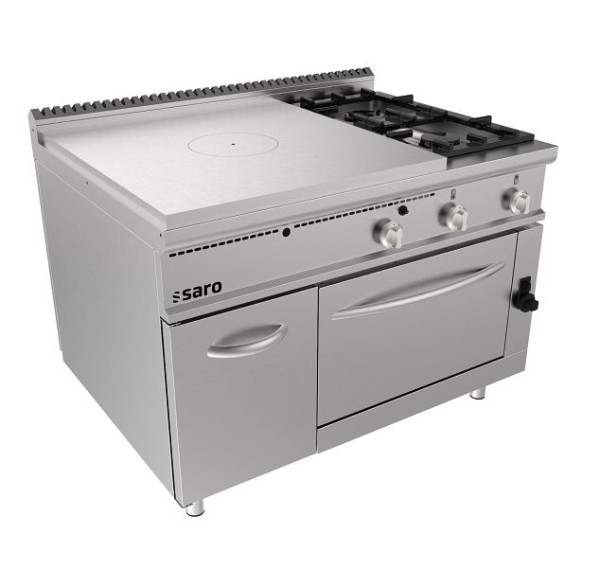 Saro kookplaat gasoven + 2 branders + deur LQ, 423-8120