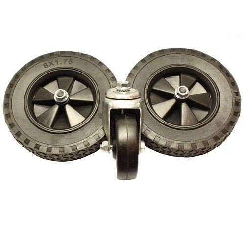 AEROTEC wielset 50-90 liter - 200 mm hard rubber, 9420084