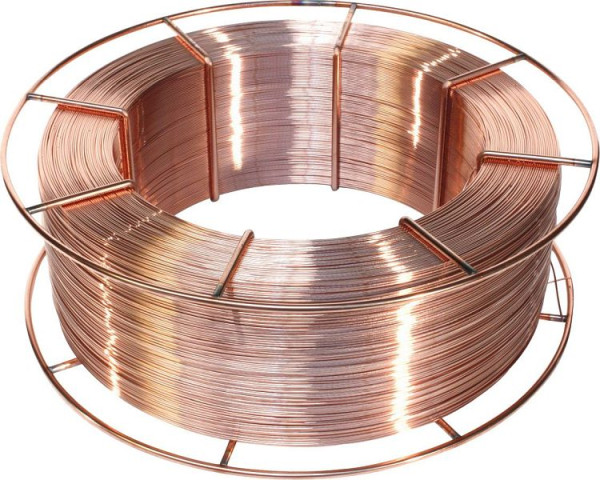 ELMAG lasdraad 0,8 mm/15 kg (1.5130/SG3/G4Si 1), in lagen opgerold, verpakking: 15 kg, 54163