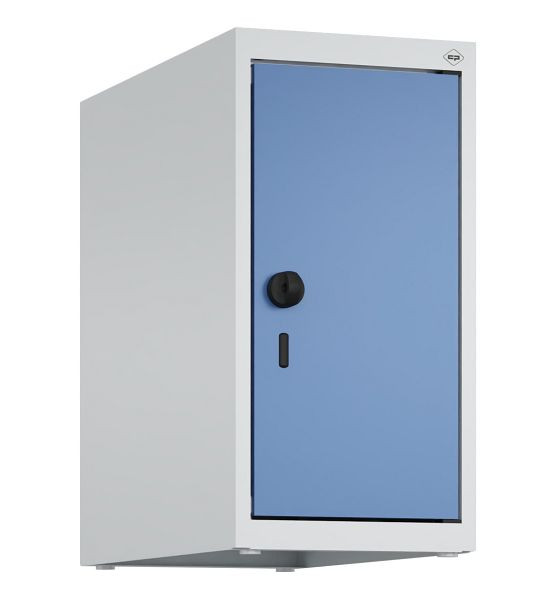 C+P kastopzet Classic PLUS, bovenkast, 7035/5023, veiligheidsdraaisluiting, 500x250x500mm, 1 vak, 080090-19 S10005