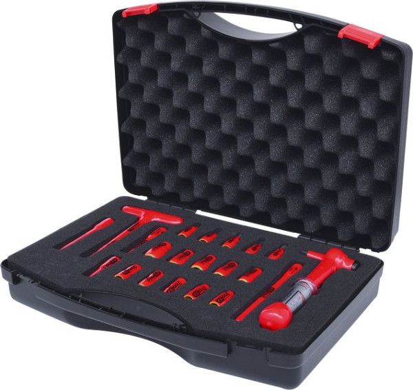 KS Tools 1/4" dopsleutelset met geïsoleerd gereedschap, 21-delig, 117.1878
