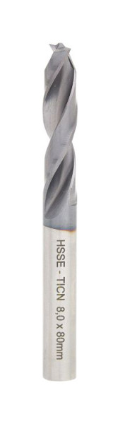 KS Tools HSSE-TiCN puntlasboor, 8 mm, 332.0308