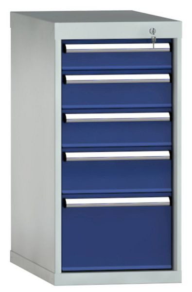 KLW ladekast 850 x 419 x 750 mm H x B x D, inbouwmaten: 750 mm, indeling: 18x36 stuks, SDB0850-05UP-001