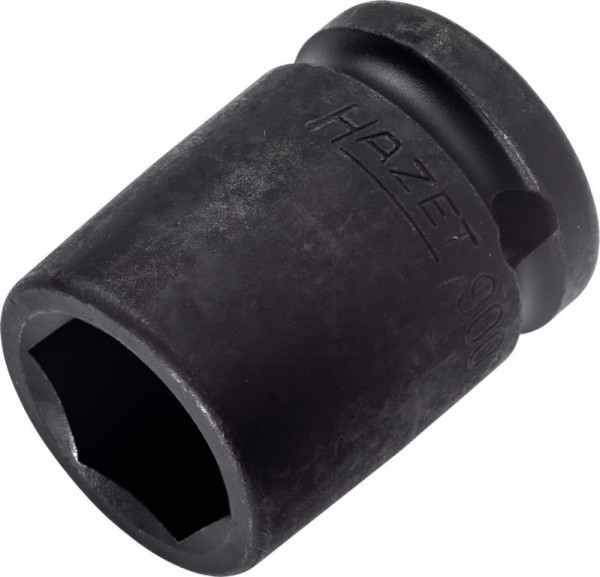 Hazet impact, machine schroevendraaierdop, zeskant, hol vierkant 12,5 mm, buitenzeskant trekprofiel, 19 mm, 900S-19