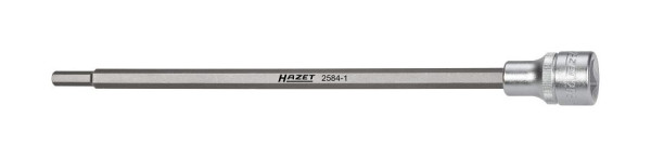 Hazet zuigbuis schroevendraaierdop, hol vierkant 12,5 mm (1/2 inch), binnenzeskant profiel, 6 mm, 2584-1