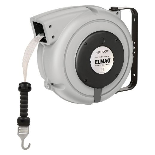 ELMAG automatische haspel als schrikdraadopener, '4801 COW REEL', met 20 m isolatieband, 44278