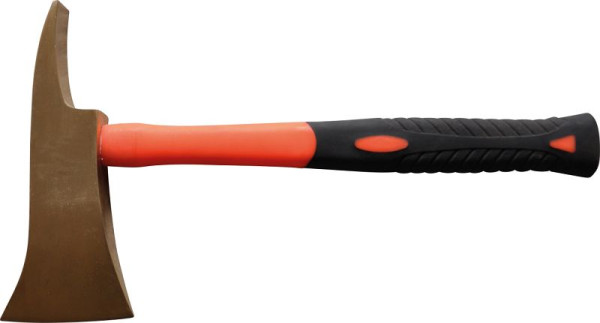 KS Tools BERYLLIUMplus brandbijl met glasvezel handvat, 400 mm, 962.9032