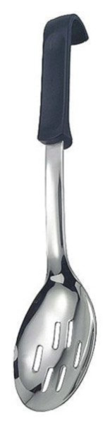 APS opscheplepel geperforeerd, lengte ca. 34 cm, roestvrij staal, ergonomische antisliphandgreep, 00664