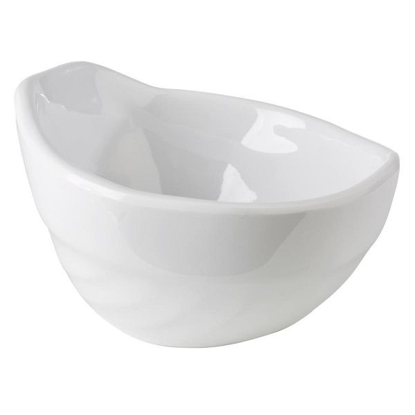 APS schalen "FRIENDLY", dipschalen, snackschalen, gemaakt van gerecycled plastic (PET), 7,5 x 7 cm, hoogte 4,5 cm, 0,054 liter, wit, verpakking van 12, 79038