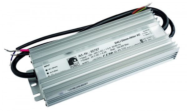 rutec Projekt DALI2 dimmen - actor 1 kanaal 1 adres, DALI2 dimmen - actor 100 - 277V 24V - / 100, 8W, PHE787-V2