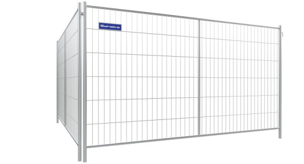 Schake bouwhek "Profi M", breedte: 3,50 m, hoogte: 2,00 m, met haak en oog, 3B2036MH