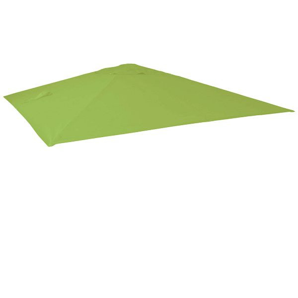 Mendler vervangende hoes voor luxe parasol HWC-A96, parasolhoes, 3,5x3,5m (Ø4,95m) polyester 4kg, lichtgroen, 76849