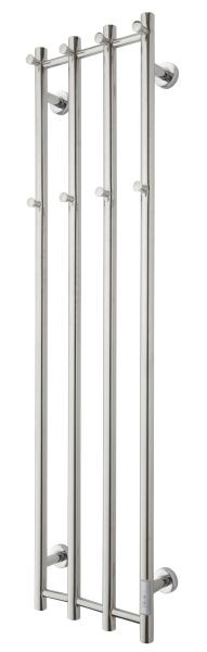 TVS elektrische handdoekradiator ELDO 4, RVS gepolijst, met timer, 1400 x 345 mm, ELDO4