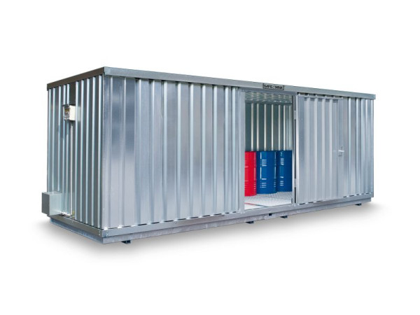 SÄBU SAFE Tank 1900 (buitenopstelling), verzinkt, gemonteerd, 6.380 x 2.170 x 2.310 mm