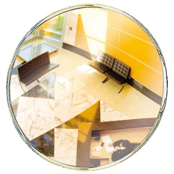 Stone HGS bewakingsspiegel decoratief, onbreekbaar, rond Ø 400mm/ca. 4m/1kg, flexibele houder, 36355