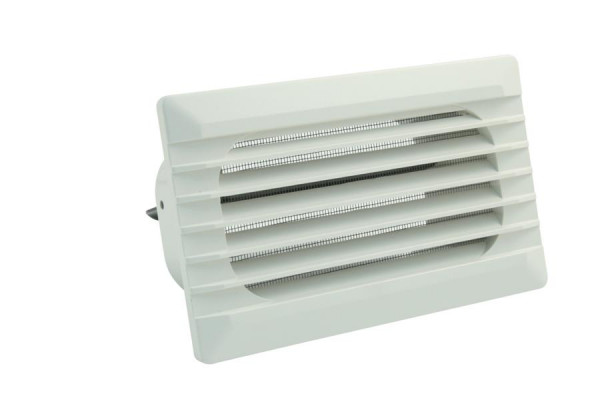Marley ventilatierooster 110x54mm voor aansluiting op vlakkanaalsysteem 100 en 125, 059464