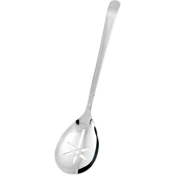 Stalgast opscheplepel geperforeerd, hoogglans gepolijst, gemaakt uit één stuk, lengte handvat 31 cm, KK0601310