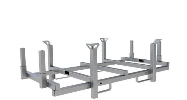 Schakepallet voor vloerbeschermingsmatten Pallet voor opslag en transport van 20 vloerbeschermingsmatten 2000 x 1000 x 15 mm, 33902-5