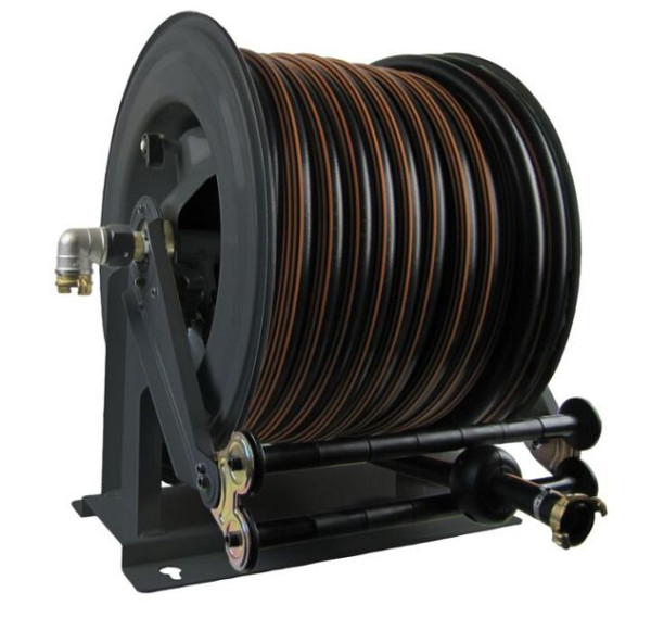 Ebinger slanghaspel OSM 710, max. 15bar/90 °C, 50m - 1/2" rubberen slang ET, 1.710.104