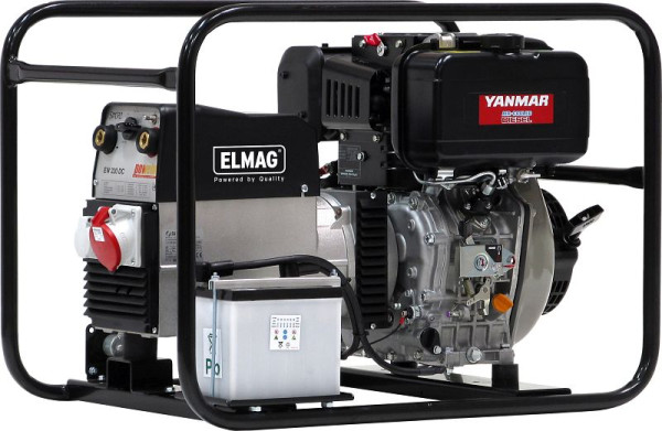 ELMAG lasstroomgenerator SED 180DX, met YANMAR-motor L100N, 53424