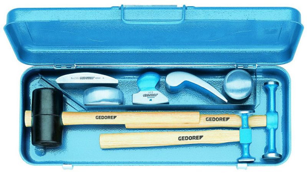 GEDORE uitdeukgereedschapset, 8-delig in koffer, 6457880